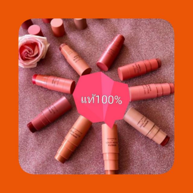 🤔ของแท้/พร้อมส่ง😃 MERREZCA Blush Stick บลัชออน แบบแท่ง เมอร์เรซก้า Merrez'Ca