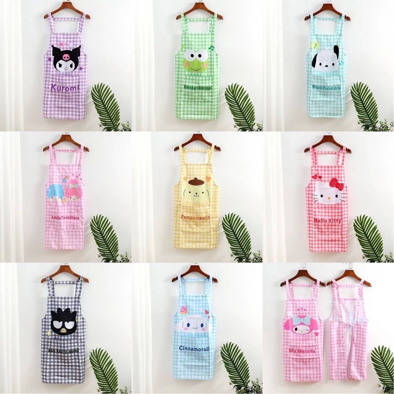 ผ้ากันเปื้อน sanrio ลายฮิต