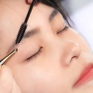 ต่อขนตา แปรงปัดขนตาคิ้วแบบใช้แล้วทิ้ง มาสคาร่า ไม้เรียว Applicator แปรงแต่งหน้าสองด้าน