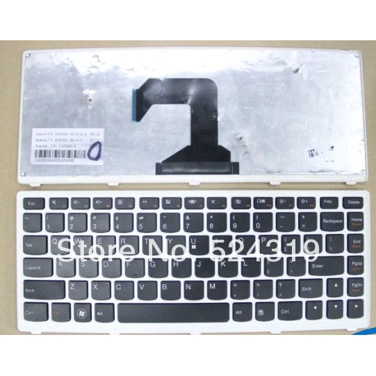 แป้นพิมพ์แล็ปท็อปใหม่สําหรับ Lenovo U410A U410-IFI T3C1 U310 US Layout