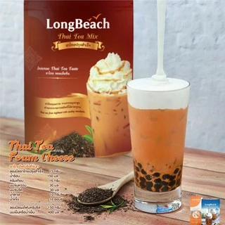 ลองบีช ผงโฟมครีมชีส ขนาด 400 กรัม Longbeach Cream Cheese Foam Powder size 400g.