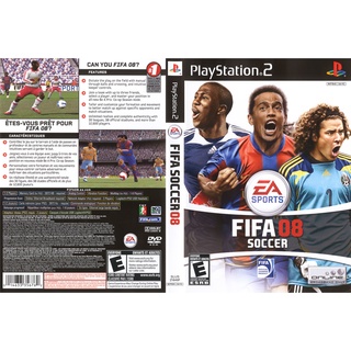 แผ่นเกมส์ PS2 FIFA 08    คุณภาพ ส่งไว (DVD)