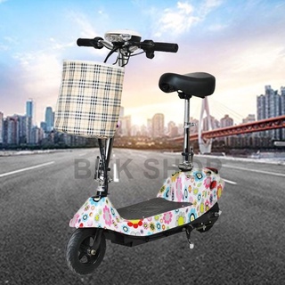 (ใหม่) สกู็ตเตอร์ไฟฟ้า Electric Scooter 24V ไฟหน้า LED E-Scooter ความจุของแบตเตอรี่ 24V20A-24/40A มอเตอร์ 350W