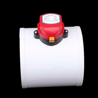 4 inch Plastic air damper valve HVAC electric air duct motorized damper for ventilation pipe valve 220V 12V 24V 110mm