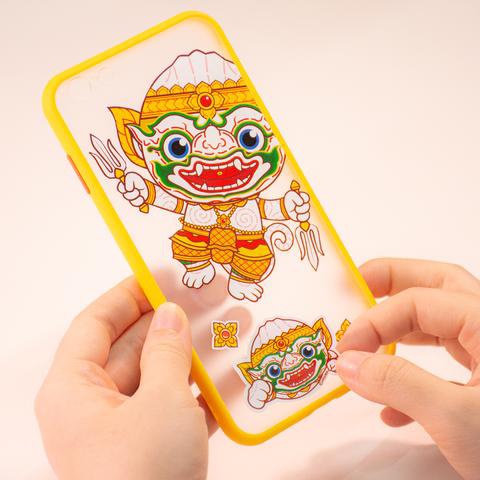 สติ๊กเกอร์ รามเกียรติ์กันน้ำ ลิขสิทธิ์แท้ / Waterproof Ramakien Sticker Holen โฮเล่น ของขวัญ สติกเกอร์ แปะเคสโทรศัพท์