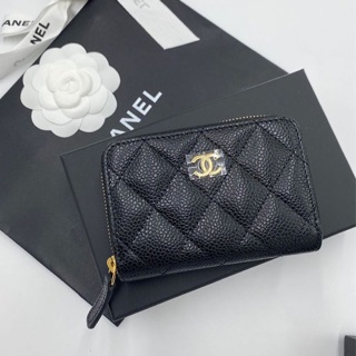 New Chanel zippy coin / card holder holo29