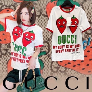 (ส่งฟรี) เสื้อยืดแขนสั้น GUCCI STAW ตัวล่าสุด 2022SS