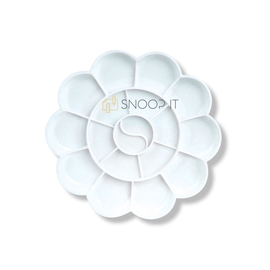 V-Tec VT-RD 185 พาเลทวาดภาพพลาสติก / Vtec Flower Plastic Pallet / พาเลทวาดภาพกลม – SHSNP