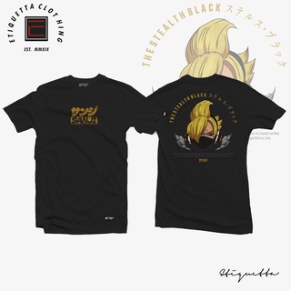 เสื้อ Tshirt Anime Shirt   One Piece  Sanji the Stealth Black เสื้อยืดแขนสั้นเสื้อยืดการ์ตูนญี่ปุ่นอะนิเมะชายและหญิง