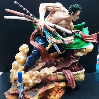 Roronoa Zoro โมเดลโซโรงานปั้มเทียบเรซิ่นวันพีซ Onepiece Figures