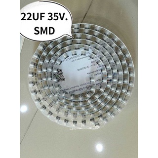 22UF 35V SMD ( 1 ชุด มี 20 ตัว )