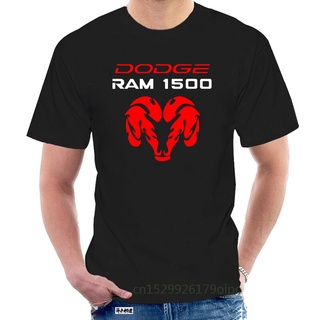 เสื้อยืดแขนสั้นลําลอง พิมพ์ลาย Novelty Ram 1500 Turbo Car Fans สีดํา แบบสร้างสรรค์ สําหรับผู้ชาย061663