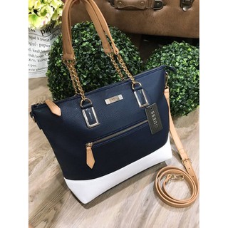 GUESS FACTORY WOMEN’S TOTE BAG WITH ZIPS