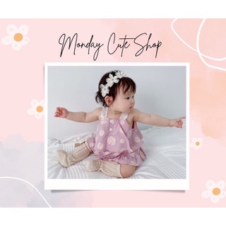 💗พร้อมส่ง‼️ ชุดเซ็ตเด็กผู้หญิง ชุดเด็กแรกเกิด รอมเปอร์เด็กผู้หญิง ชุดเด็กทารก