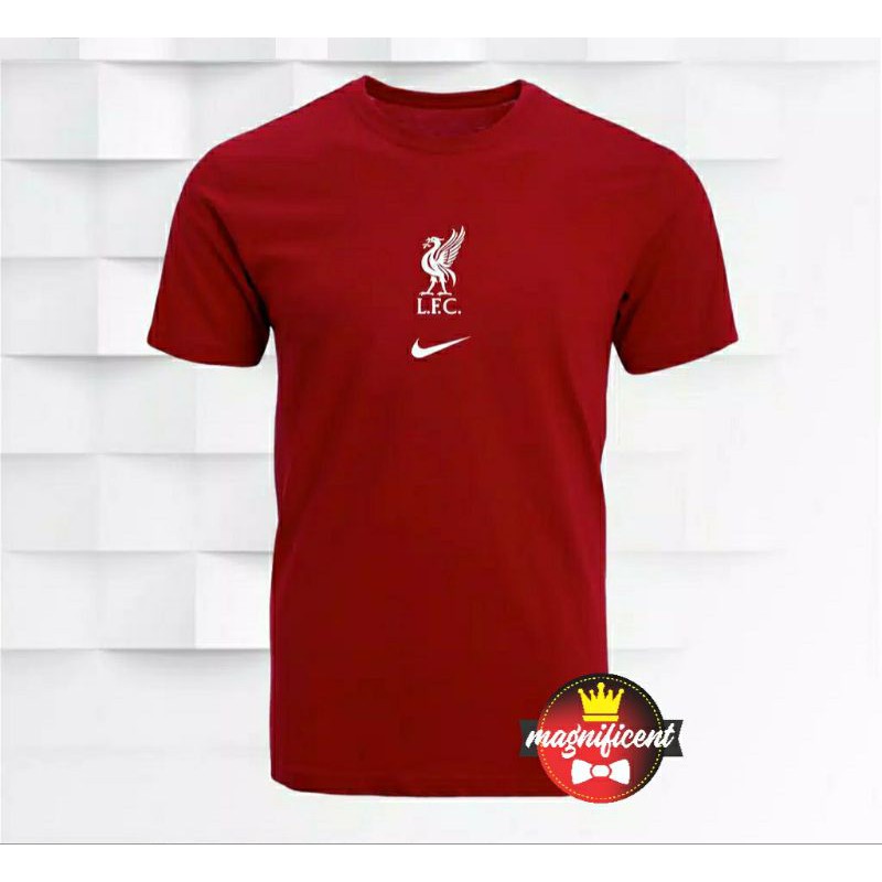 เสื้อยืด พิมพ์ลายโลโก้ LIVERPOOL LIVERPOOL CLUB สําหรับผู้ชาย | ชําระเงินในสถานที่