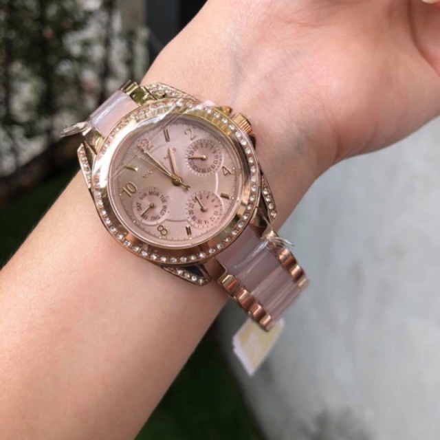 MK PINK ROSE GOLD WATCH