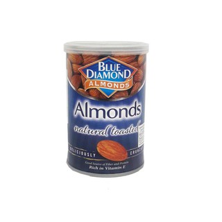 Blue Diamond Unsalted Almonds 130g  บลูไดมอนด์อัลมอนด์จืด 130 กรัม