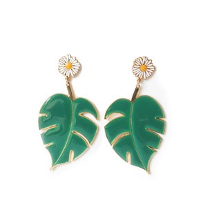 ต่างหูใหญ่ - ใบไม้ (Big Leaf Earring)