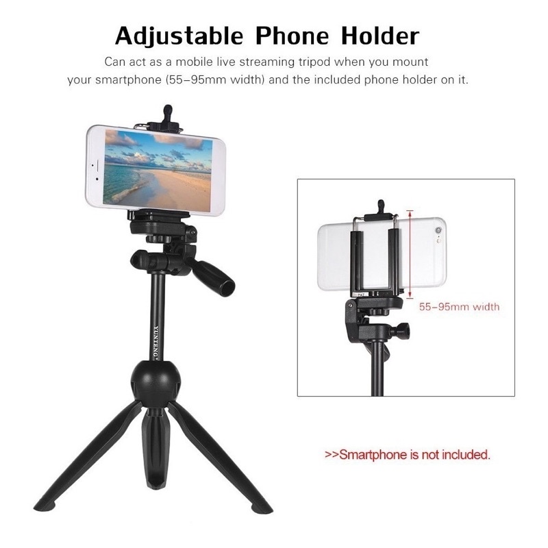 Yunteng VCT-2280 All in 1 Tripod !! ขาตั้งกล้อง Yunteng 3 ขาพร้อมหัวจับ สำหรับไลฟ์สด