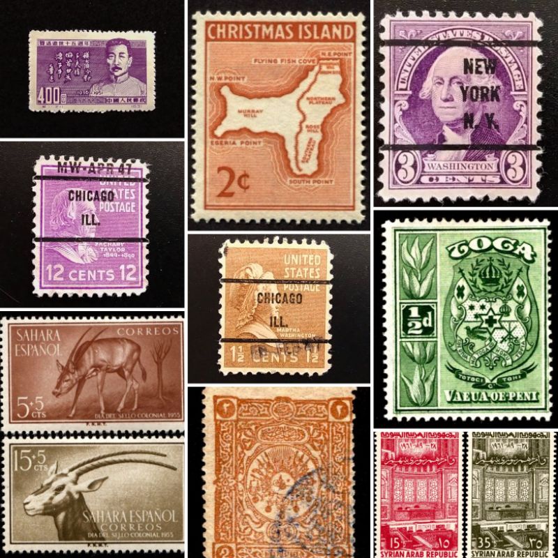 [RM5.88 หมวด] แสตมป์คัดสรร Lot 1