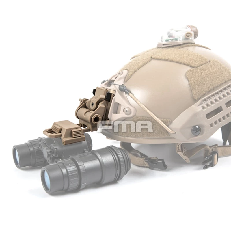อุปกรณ์ยึดติดหมวกกันน็อคพลาสติก สำหรับติดกล้อง ไฟฉาย FMA ยุทธวิธี NVG L4G24 thumbnail 6