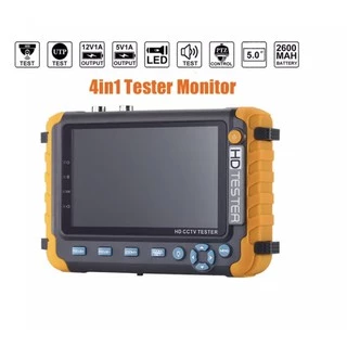 ใหม่อัพเกรด 5นิ้วTFT LCD HD 8MP TVI AHD CVI CVBSความปลอดภัยจอภาพIn Oneกล้องวงจรปิดTesterอินพุตHDMI VGA IV8W