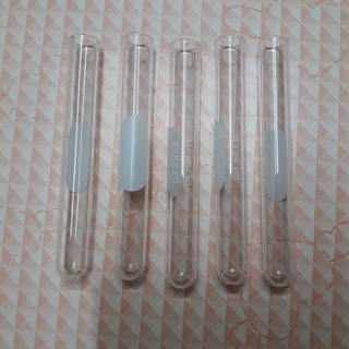 หลอดทดลอง หลอดวิทยาศาสตร์ หลอดแก้วทดลอง(ขนาดหลอด 10 มม.)ราคาต่อชิ้น