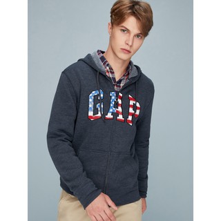 Gap Men Flag arch logo zip hoodie(รบกวนเช็ค size ก่อนกดสั่งนะครับ)