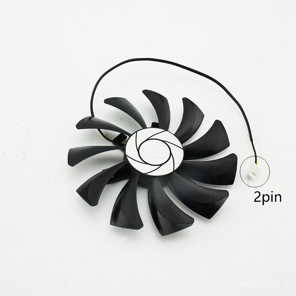 Replacement HA9010H12FZ Graphics Fan 2Pin 85MM GPU Cooler Fan Repair