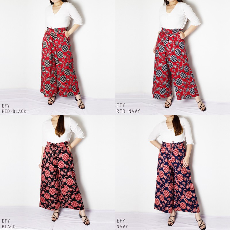EFY LONG CULLOTE - ผู้หญิง BATIK CULLOTE