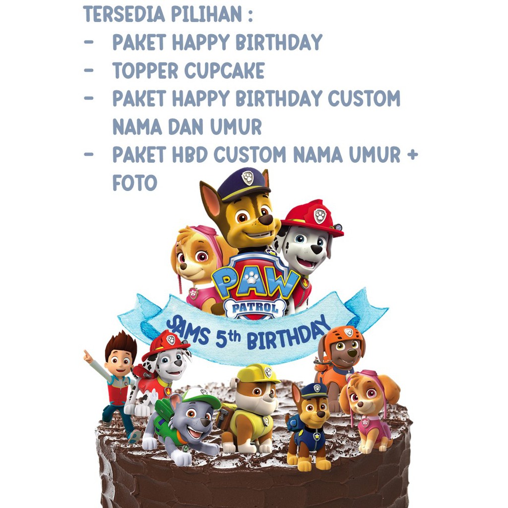 PAW PATROL TOPPER / PAW PATROL / TOPPER