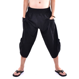 Samurai pants กางเกงซามูไร (ดำล้วน)