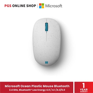 Microsoft Ocean Plastic Mouse Bluetooth (เมาส์ไร้สาย) รองรับ Bluetooth ผลิตจากพลาสติกรีไซเคิล