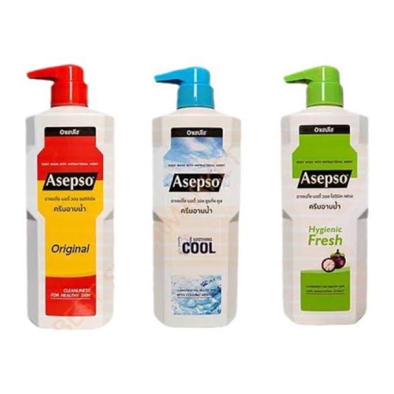 Asepso อาเซปโซ ครีมอาบน้ำ 500ml