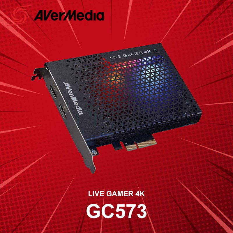 การ์ดแคปเจอร์ Avermedia รุ่น Live Gamer 4K - GC573 ประกันศูนย์ 2 ปี