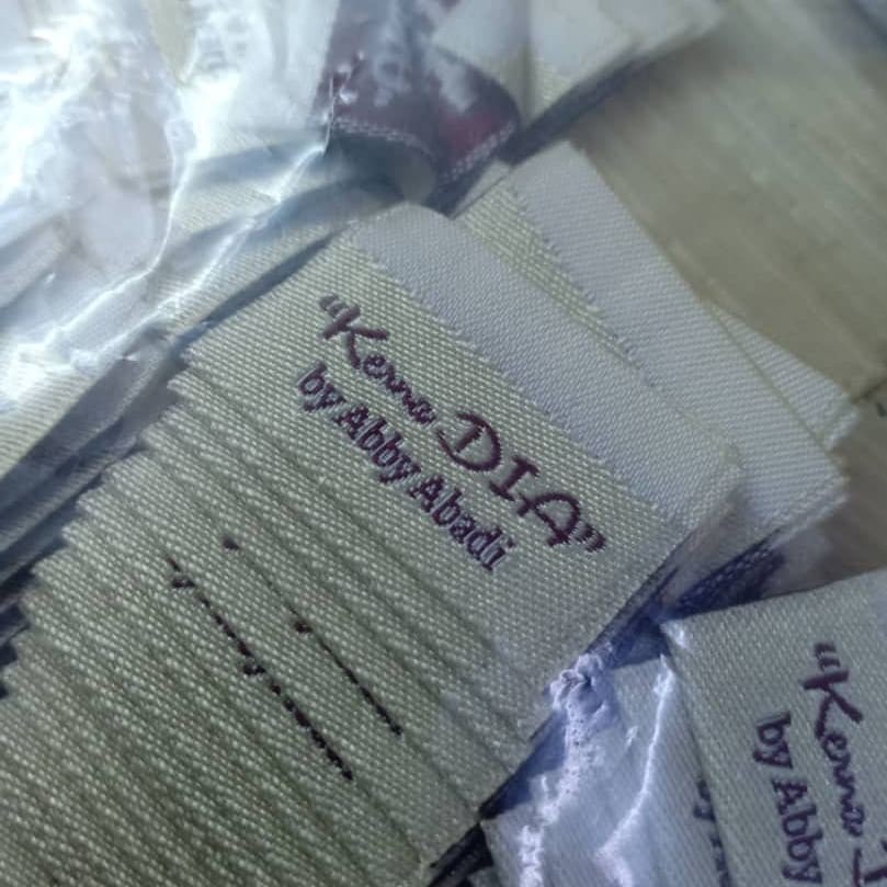 LABEL WOVEN SULAM SEMURAH 20SEN 20 SEN // MOQ RENDAH // ออกแบบฟรี