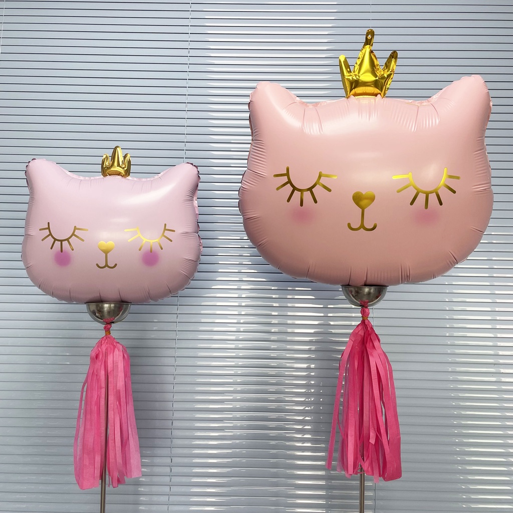 ∏ ins style crown cat birthday party decoration shop Qingmei Chen