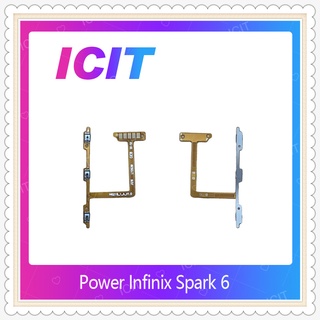 power Infinix Spark 6 อะไหล่แพรสวิตช์ ปิดเปิดเครื่องพร้อมเพิ่ม-ลดเสียง Power on-off (ได้1ชิ้นค่ะ) ICIT-Display