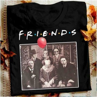 เสื้อยืดผ้าฝ้ายเสื้อยืด พิมพ์ลาย Michael Myers Jason Voorhees แฟชั่นฤดูร้อน สําหรับผู้ชายL XL  XXL 3XL