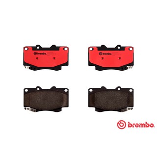 BREMBO ผ้าเบรค TOYOTA VIGO 2WD 4WD PRERUNNER โตโยต้า วีโก้ กระบะ 4x2 4x4 พรีรันเนอร์ ยกสูง ปี 2004-2014 เบรมโบ้