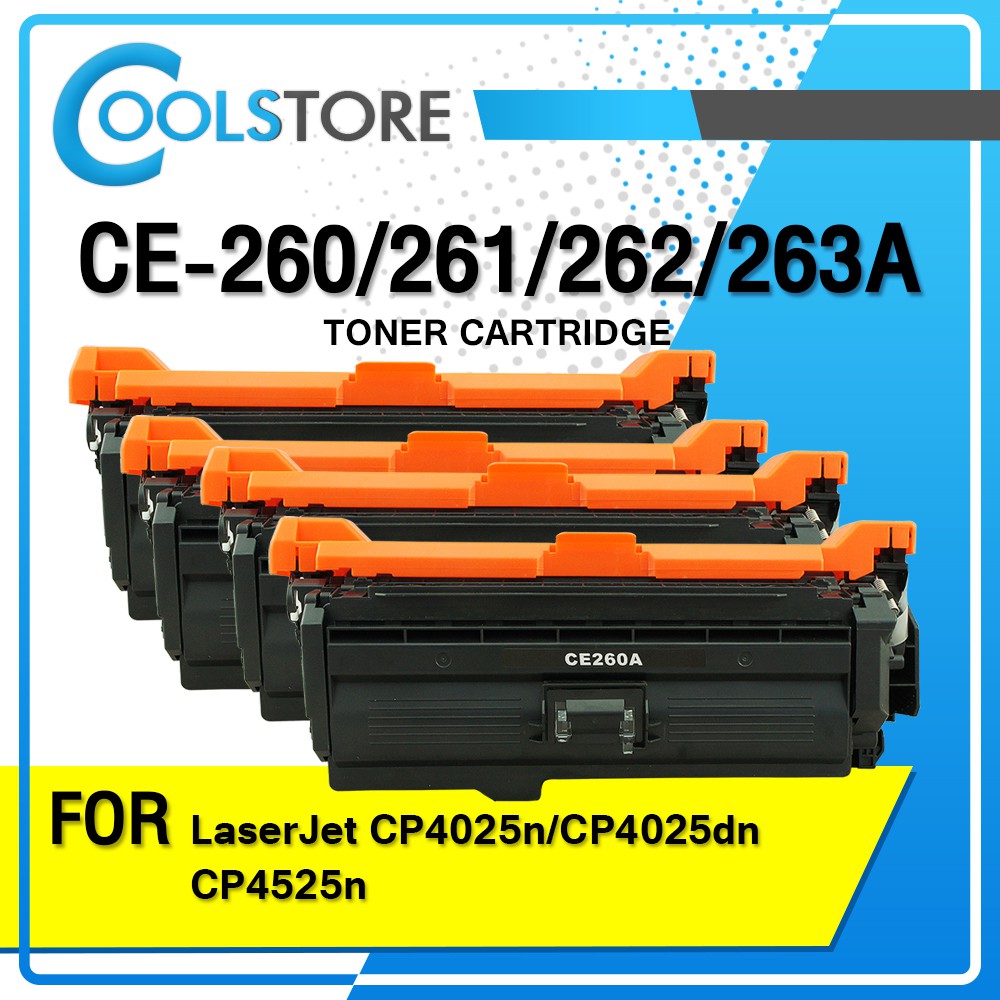 COOLS หมึกเทียบเท่า CE260A/CE261A/CE262A/CE263A HP 647A For HP CP4025/CP4025n/CP4025dn/CP4525