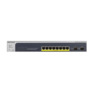 Smart Switch Series (GS510TPP) 8-Port Gigabit Ethernet High-Power PoE+ Smart Switch with 2 Dedicated SFP Ports (190W)