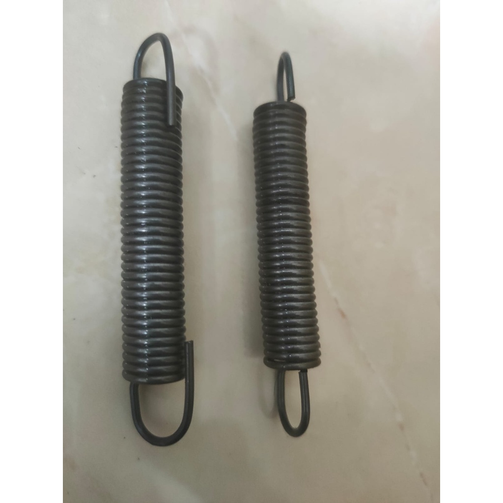 สปริงดึงลวดเหล็ก 1.5 มม. OD 10 มม. LB 50 มม. LT 72