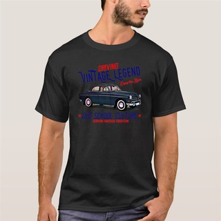 เสื้อยืดSolid Color T-shirt - Vintage Sweden Volvo Car T-shirt 2020 Summer Mens Short Sleeve T-shirt Top