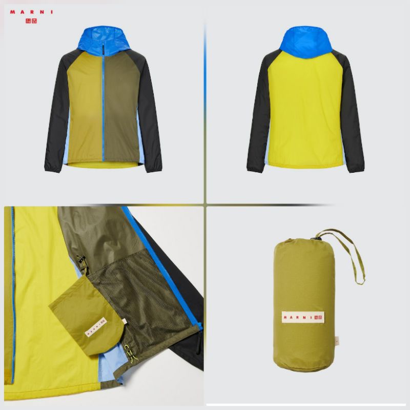 พิเศษ🌟Limited Edition UNIQLO&MARNI เสื้อฮู้ดพาร์กา กันแดด ทรงหลวม