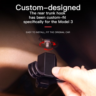 Tesla อุปกรณ์เสริมFor Tesla Model 3 Durable Car Bolt Cover Mounting Holder for Tesla Model3 Accessories Trunk Hook Load