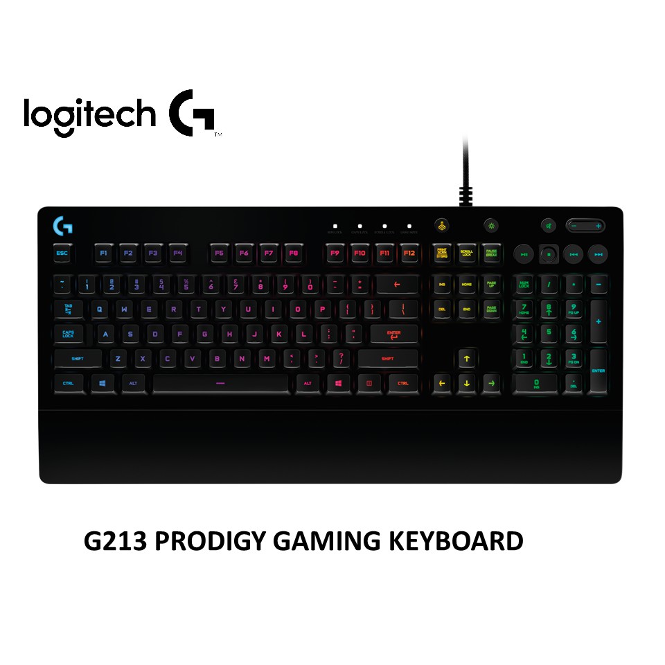 คีย์บอร์ดเกมมิ่ง Logitech G213 Prodigy