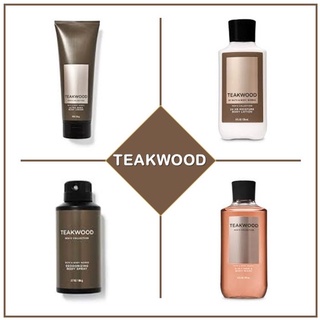 Bath &amp; Body Works Mens Collection ขนาดปกติ - กลิ่น TEAKWOOD