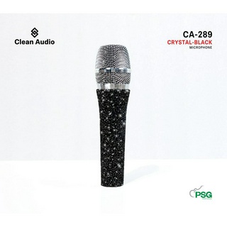 CLEAN AUDIO : CA-289 CRYSTAL BLACK Dynamic Microphone