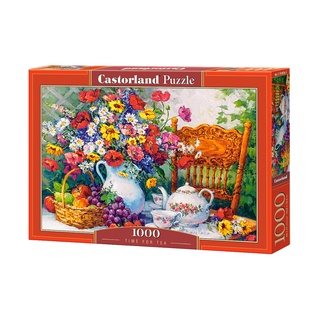 จิ๊กซอว์ Castorland - Time for Tea  1000 piece  (ของแท้  มีสินค้าพร้อมส่ง)